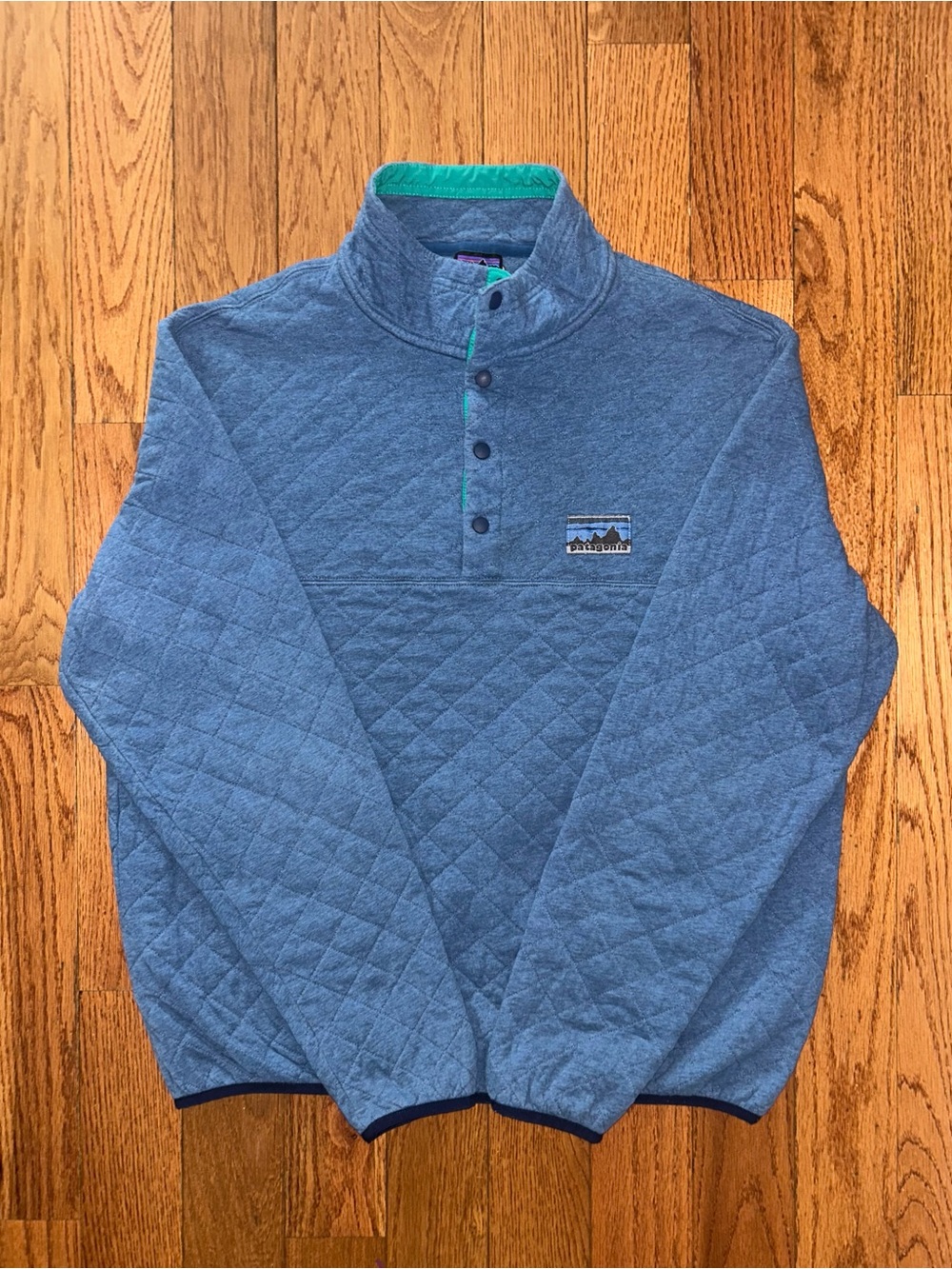 Patagonia 1/4 Button Quilted Retro Pullover Size Large